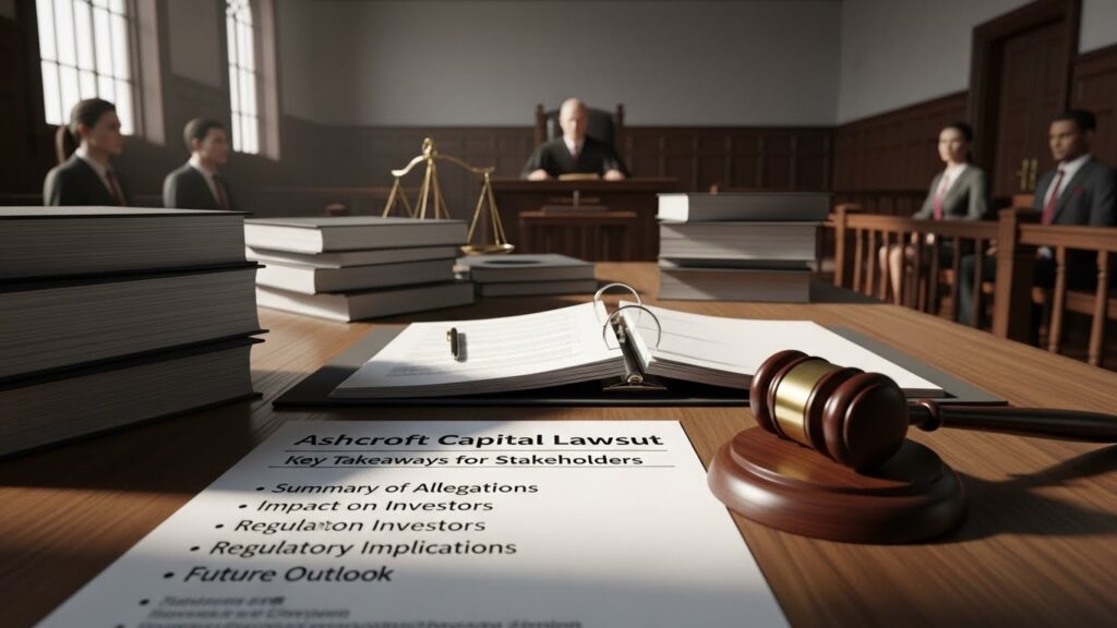Ashcroft Capital Lawsuit: Key Takeaways for Stakeholders